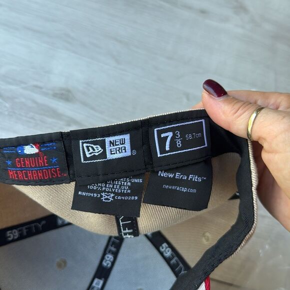 NEW‎ ERA 59FIFTY MEXICO CHROME AND RED MEXICO FLAG PATCH GRAY UV HAT 7 3/8 NWT - Picture 5 of 5